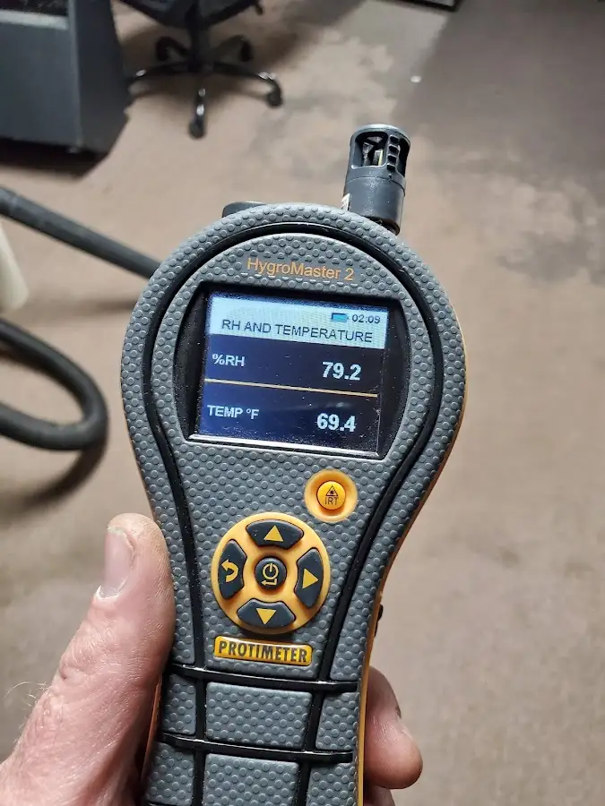Moisture meter humidity assessment for Fire & Smoke Damage Restoration in Pearl